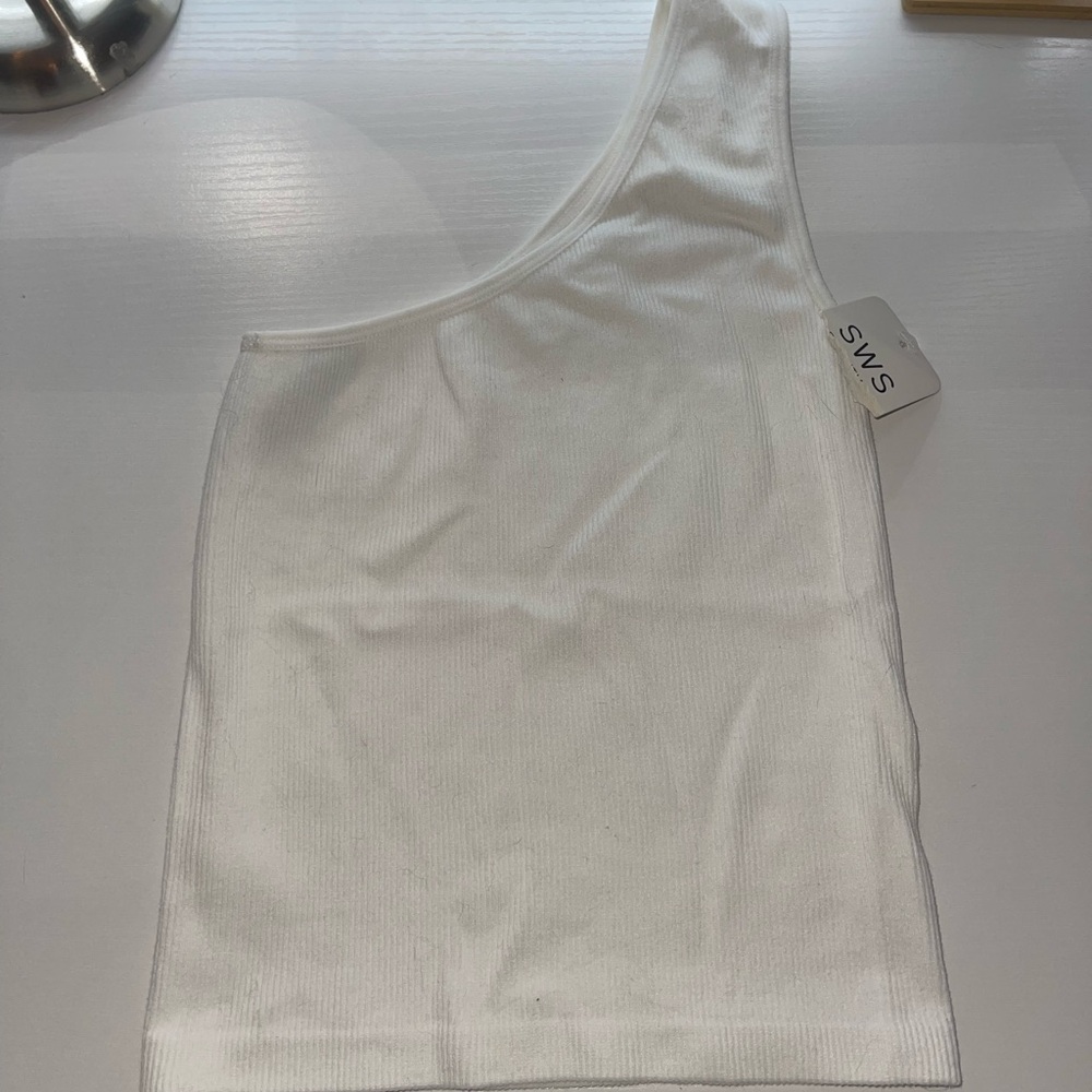 one shoulder tank